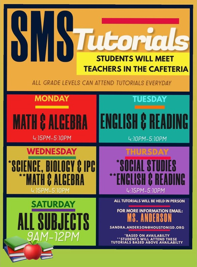 Tutorial Schedule